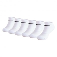 Nike Toddler Basic No Show Socks White - 6 pack