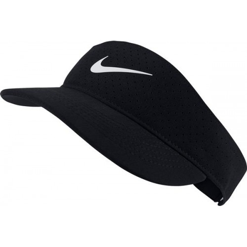 Nike Women's Court Advantage Tennis Black/White Visor Nike Women's Court Advantage Tennis Black/White Visor