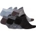 Nike Women's Everyday Lightweight No Show Socks Black/Grey - 6 Pack