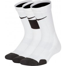 Nike Youth Elite Basketball Socks White - 3 Pack Nike Youth Elite Basketball Socks White - 3 Pack