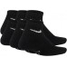 Nike Youth Performance Cushioned Training Quarter Socks - 6 Black/White Pack Nike Youth Performance Cushioned Training Quarter Socks - 6 Black/White Pack