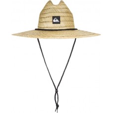 Quiksilver Men's Pierside Straw Natural/Black Hat