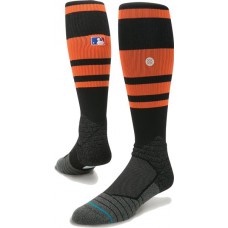 Stance Adult MLB Diamond Pro Stripe On-Field Baseball Socks, Black
