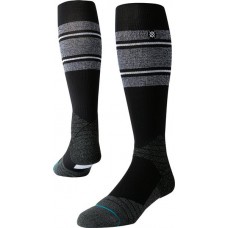 Stance Adult MLB Diamond Pro Stripe On-Field Baseball Socks, Black/White