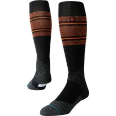 Stance Adult MLB Diamond Pro Stripe On-Field Baseball Socks, Orange/Black