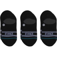 Stance Men's Basic No Show Socks - 3 Pack, Black