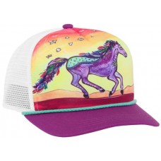 Sunday Afternoons Youth Horse Feather Cooling Trucker Horse Feather Hat