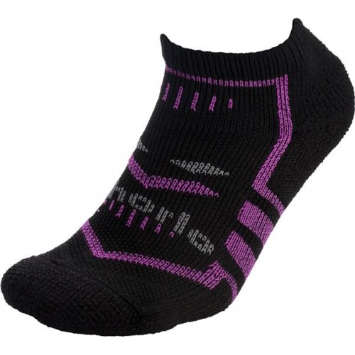 Thor-Lo Edge Low Cut Black/Berry Socks Thor-Lo Edge Low Cut Black/Berry Socks