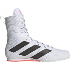 adidas Box Hog 3 Boxing White/Black/Orange Shoes