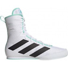 adidas Box Hog 3 Boxing White/Navy Shoes