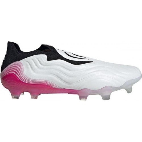 adidas Copa Sense + FG Soccer White/Pink Cleats adidas Copa Sense + FG Soccer White/Pink Cleats