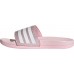 adidas Kids' Adilette Comfort Pink/White/Black Slides