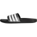 adidas Kids' Adilette Comfort Silver/Black/White Slides adidas Kids' Adilette Comfort Silver/Black/White Slides