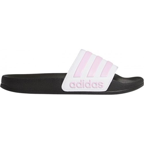 adidas Kids' Adilette Shower White/Lilac Multi Slides adidas Kids' Adilette Shower White/Lilac Multi Slides