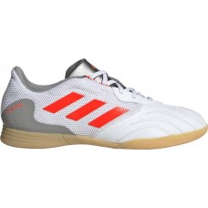 adidas Kids' Copa Sense .3 Indoor Soccer White/Red Shoes