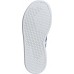 adidas Kids' Grade School Grand Court Canvas White/Blue/Red Shoes