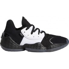 adidas Kids' Grade School Harden Vol. 4 Basketball White/Black Shoes adidas Kids' Grade School Harden Vol. 4 Basketball White/Black Shoes