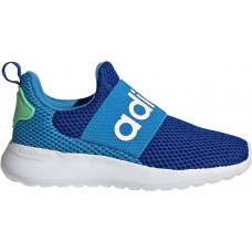 adidas Kids' Grade School Lite Racer Adapt 4.0 Running Blue/White Shoes