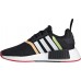 adidas Kids' Grade School NMD_R1 Black/White/Red Shoes
