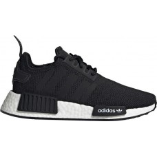 adidas Kids' Grade School NMD_R1 Black/White/White Shoes