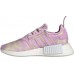 adidas Kids' Grade School NMD_R1 Lilac/White Shoes
