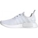 adidas Kids' Grade School NMD_R1 Triple White Shoes