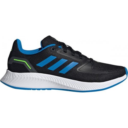 adidas Kids' Grade School RunFalcon 2.0 Running Black/Blue/White Shoes adidas Kids' Grade School RunFalcon 2.0 Running Black/Blue/White Shoes