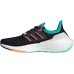 adidas Kids' Grade School Ultraboost 22 Running Black/Mint Shoes