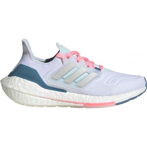 adidas Kids' Grade School Ultraboost 22 Running White/Grey/Pink Shoes adidas Kids' Grade School Ultraboost 22 Running White/Grey/Pink Shoes