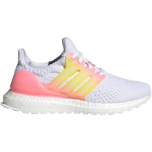 adidas Kids' Grade School Ultraboost DNA Running White/Pink Shoes adidas Kids' Grade School Ultraboost DNA Running White/Pink Shoes