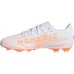 adidas Kids' Nemeziz .4 FXG Soccer White/Orange Cleats