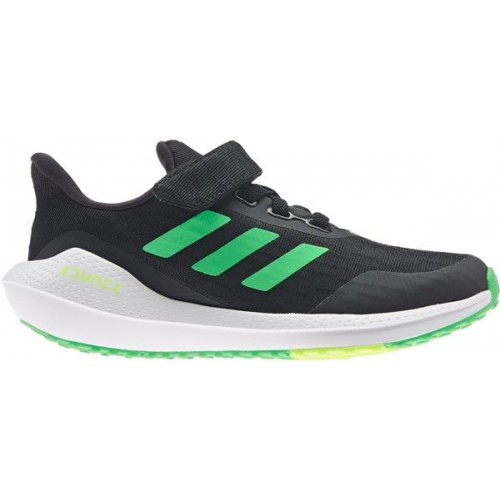 adidas Kids' Preschool EQ Run 21 Black/Green Shoes adidas Kids' Preschool EQ Run 21 Black/Green Shoes