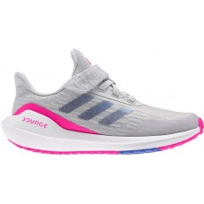 adidas Kids' Preschool EQ Run 21 Grey/Pink Shoes
