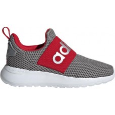 adidas Kids' Preschool Lite Racer Adapt 4.0 Running Grey/Red Shoes
