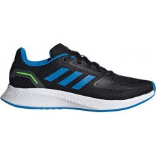 adidas Kids' Preschool RunFalcon 2.0 Running Black/Blue/White Shoes