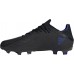 adidas Kids' X Speedflow.1 FG Soccer Black/Blue Cleats