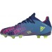 adidas Kids' X Speedflow.1 Messi FG Soccer Blue/Pink Cleats