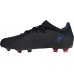 adidas Kids' X Speedflow.3 FG Soccer Black/Blue Cleats