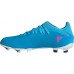 adidas Kids' X Speedflow.3 FG Soccer Blue/Pink Cleats