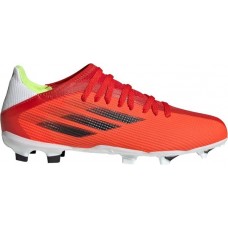adidas Kids' X Speedflow.3 FG Soccer Red/Black Cleats