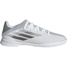 adidas Kids' X Speedflow.3 Indoor Soccer White/Red Shoes