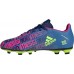 adidas Kids' X Speedflow.4 Messi FxG Soccer Blue/Pink Cleats