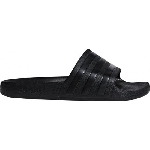 adidas Men's Adilette Aqua Black/Black/Black Slides adidas Men's Adilette Aqua Black/Black/Black Slides