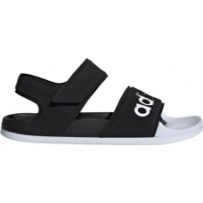 adidas Men's Adilette Black/White/Black Sandals