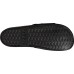 adidas Men's Adilette CloudFoam Plus MONO Black Slides adidas Men's Adilette CloudFoam Plus MONO Black Slides