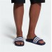 adidas Men's Adilette Comfort Blue/White Slides adidas Men's Adilette Comfort Blue/White Slides