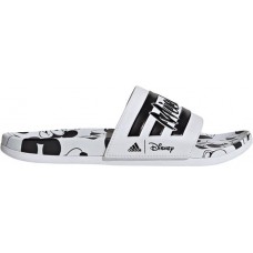 adidas Men's Adilette Comfort Mickey Mouse White/Carbon/Black Slides