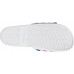 adidas Men's Adilette Comfort White/Blue/Red Slides