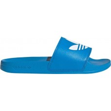 adidas Men's Adilette Lite Blu/Wht/Wht Slides