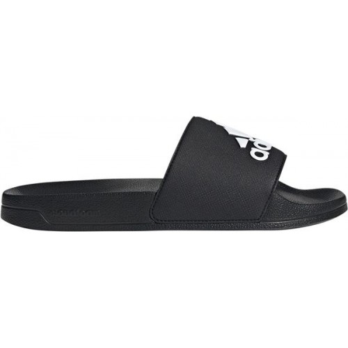 adidas Men's Adilette Shower Black/White/Black Slides adidas Men's Adilette Shower Black/White/Black Slides